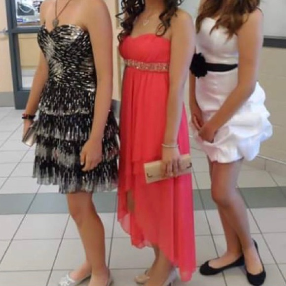 strapless hi-low dress💗 - Picture 3 of 8